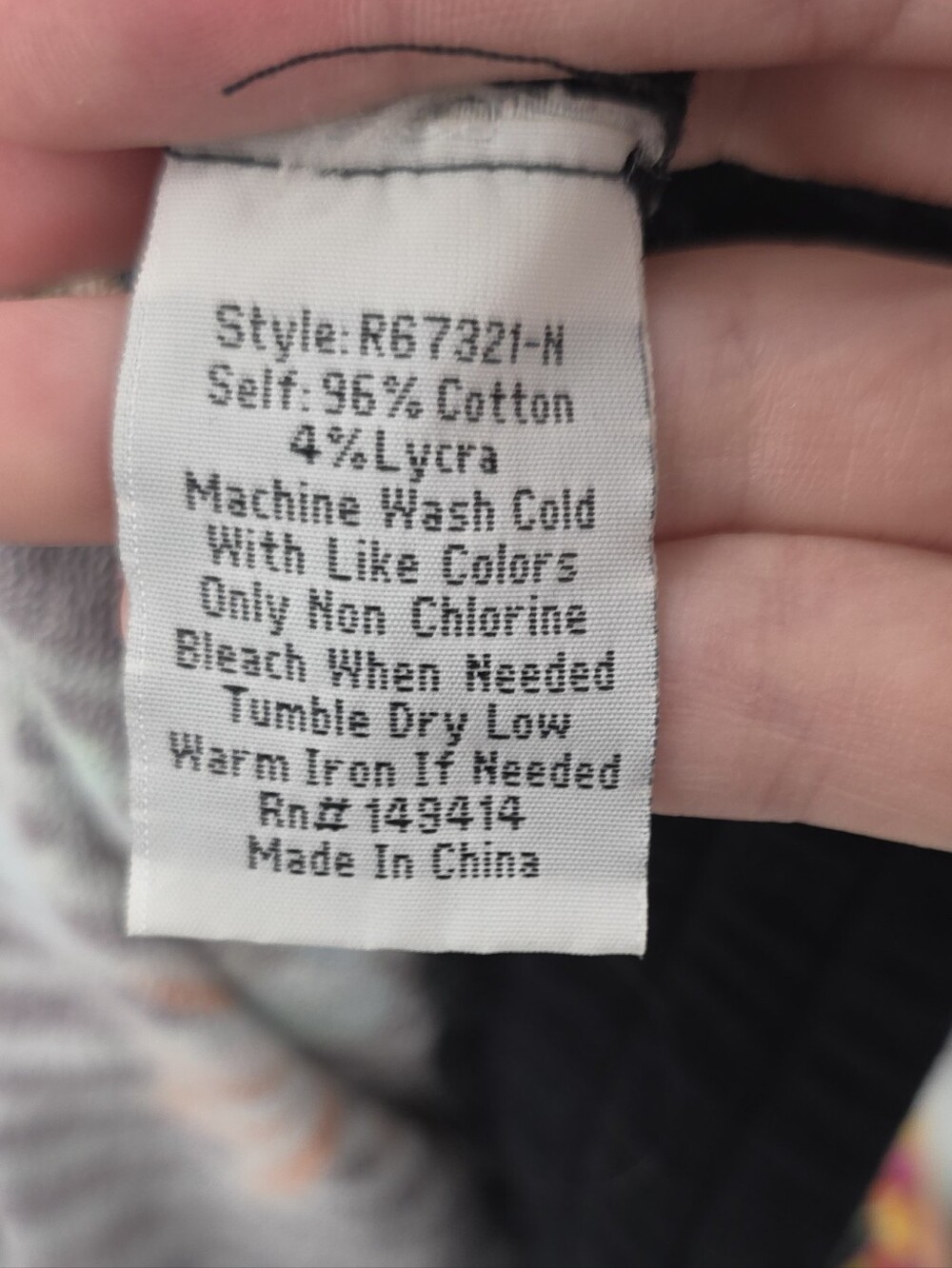 Johnny Was Floral Pants XL - Picture 3 of 4